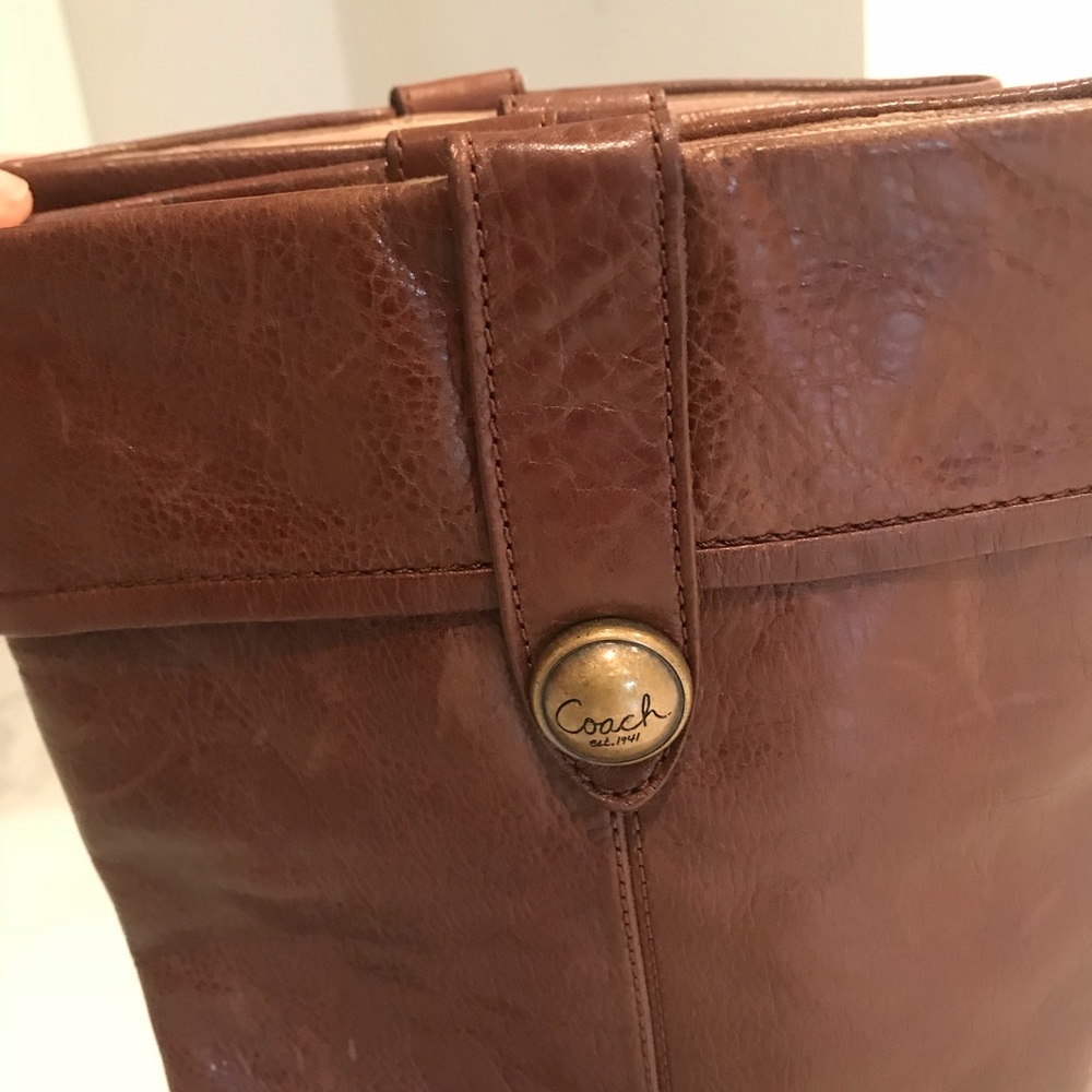 Coach Fayth Leather Tall Boots 6.5 Vintage